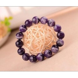 Bracelet en pierre violette