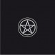 Tapis noir 80 x 80 cm Pentacle