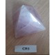 Grandes pyramides en quartz rose